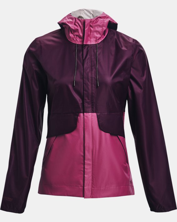 Damen UA Cloudstrike Shell-Jacke, Purple, pdpMainDesktop image number 5